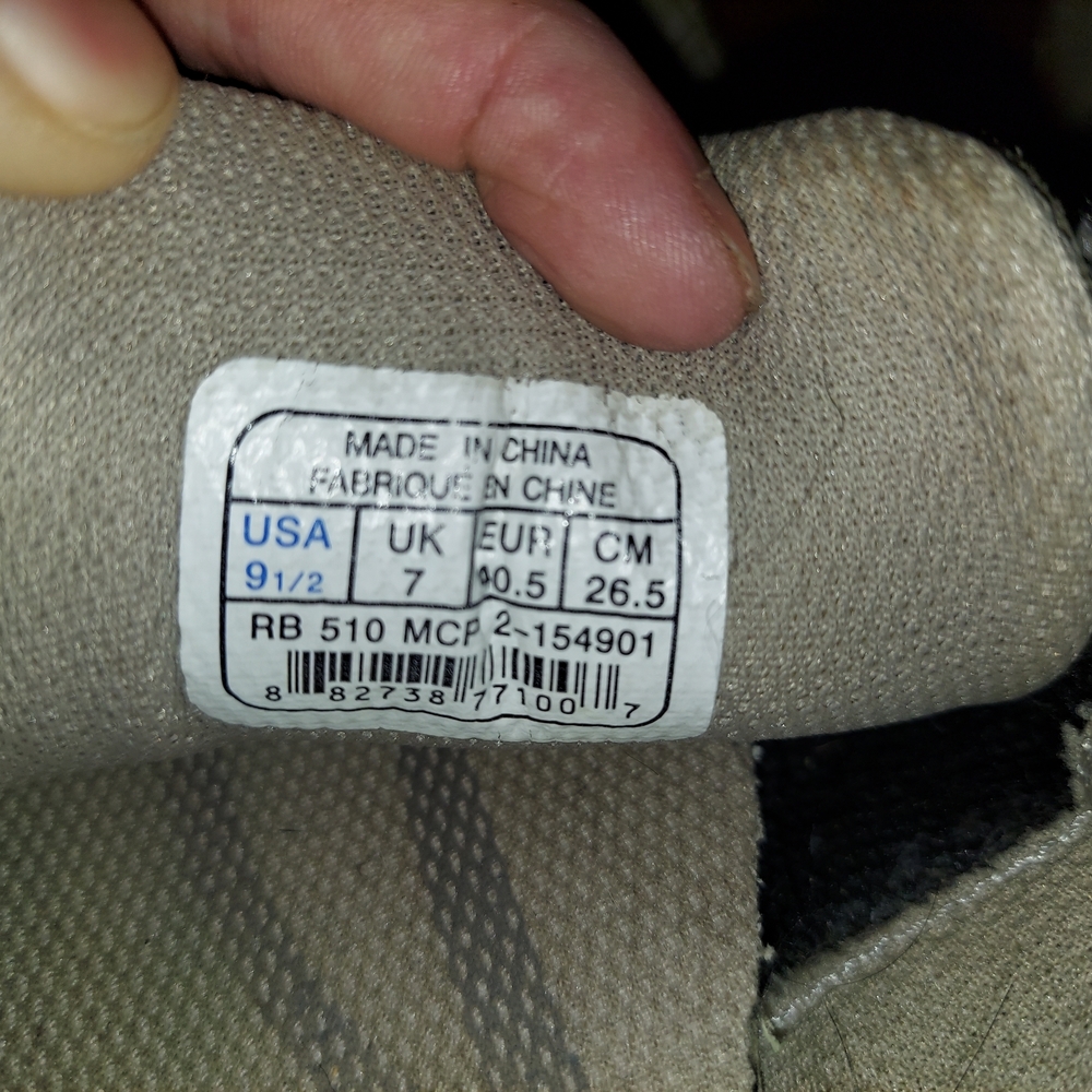 Reebok Olive Green Athletic Sneakers - Women's 9.5 US - Picture 5 of 6